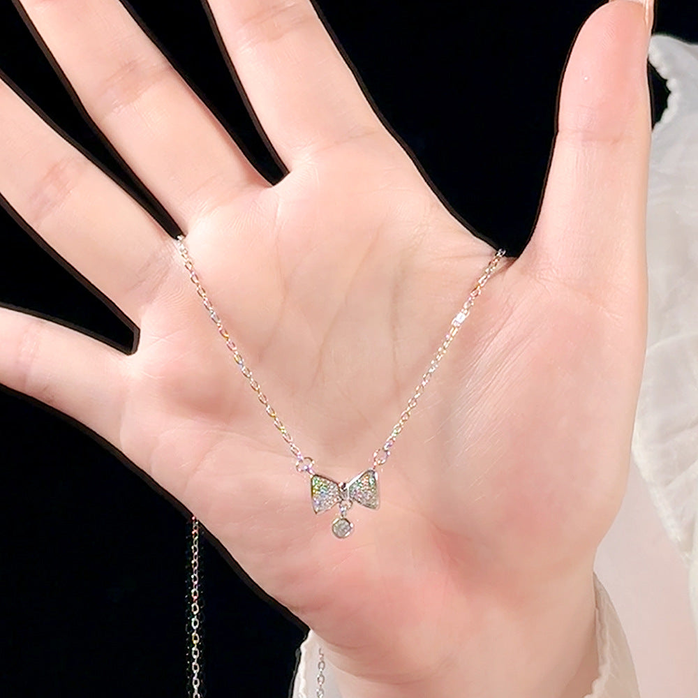 Women's For Summer Jeweled Hollow Out Light Luxury Clavicle Necklaces