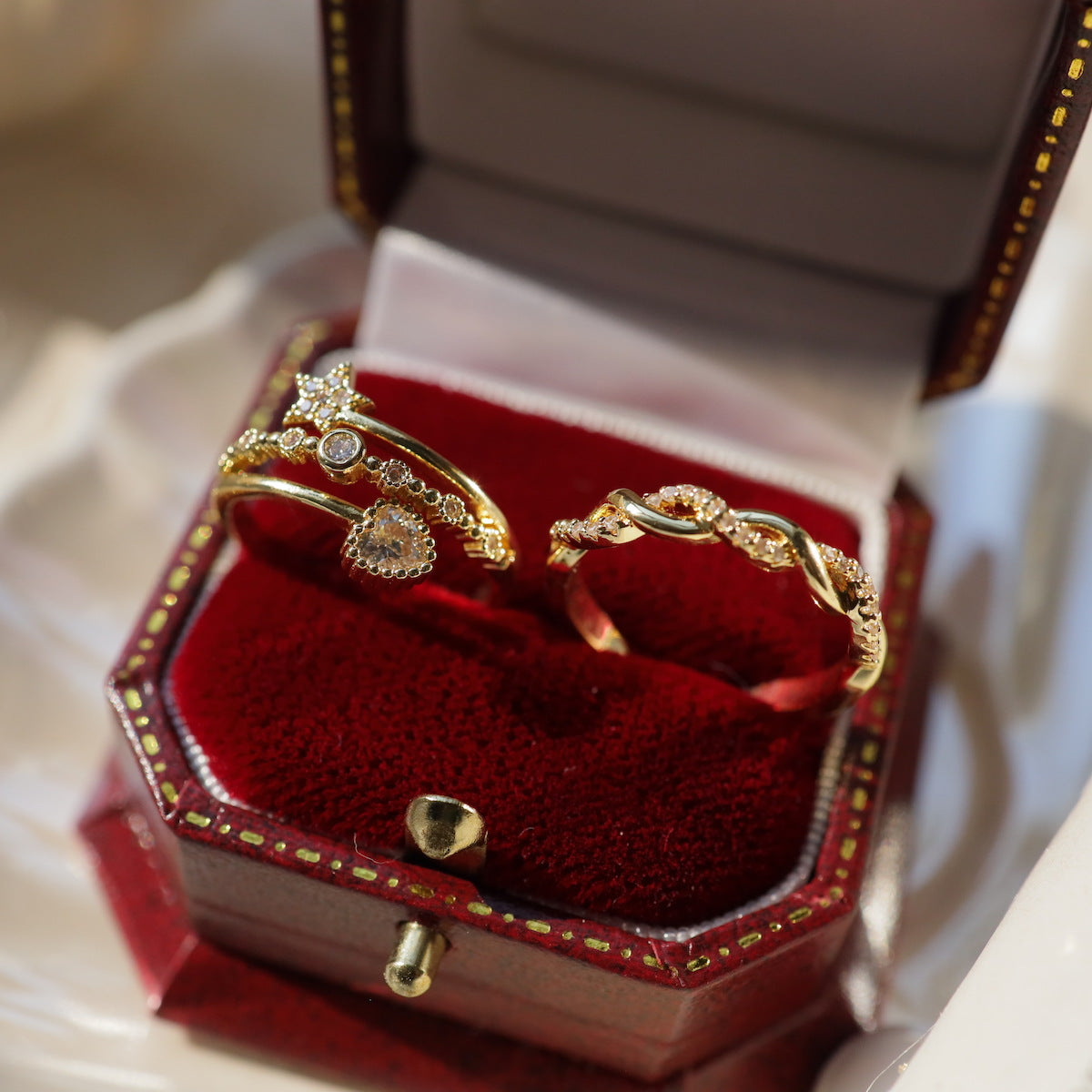 Fashion Niche Personality Tide Open High Rings