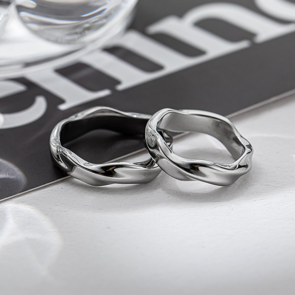 Men's Style Mobius Female Niche Index Finger Rings
