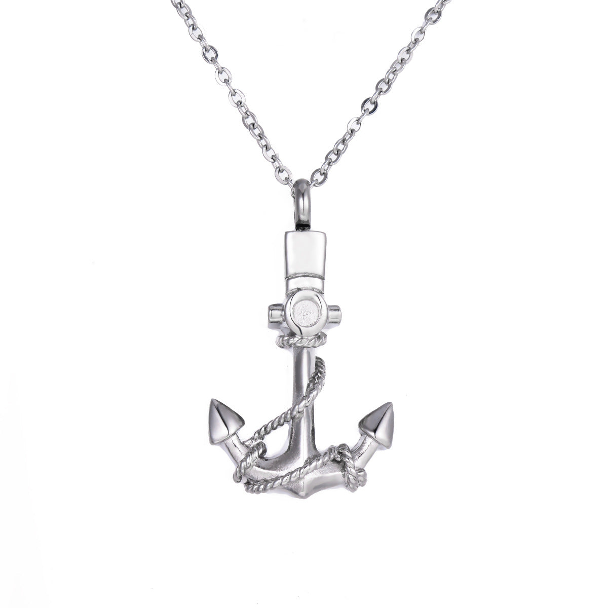 Boat Anchor Hook Shape Perfume Bottle Pendants