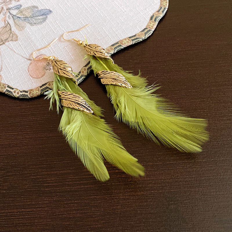 Women's Bohemian Style High-grade Ethnic Exaggerated Unique Earrings