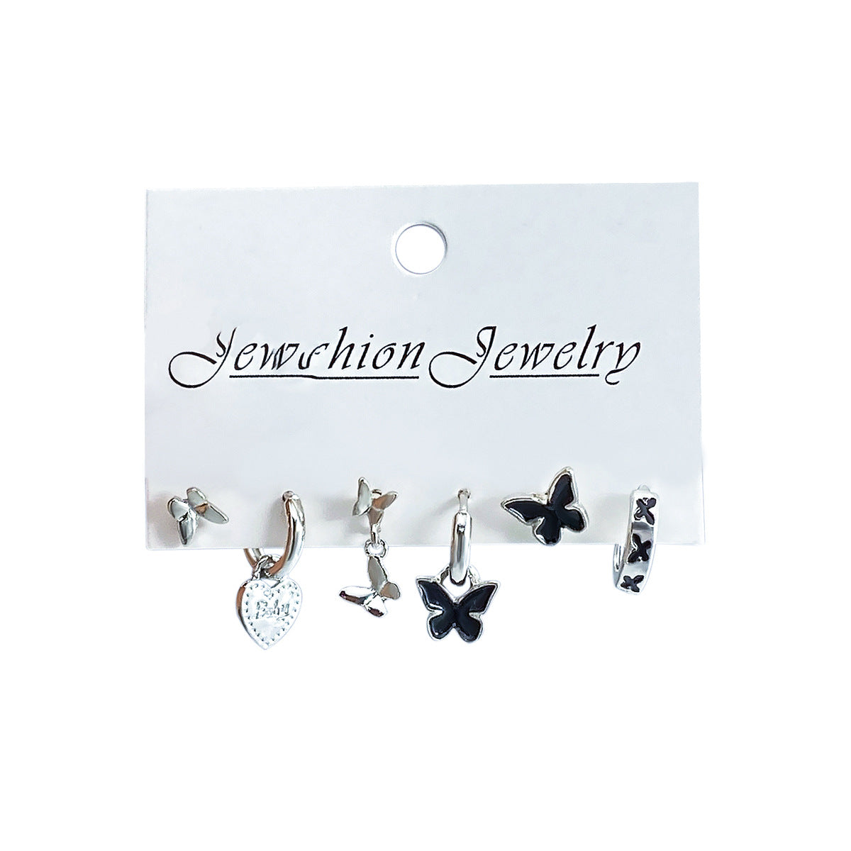 Clip Fresh Sweet Metal Alloy Suit Earrings