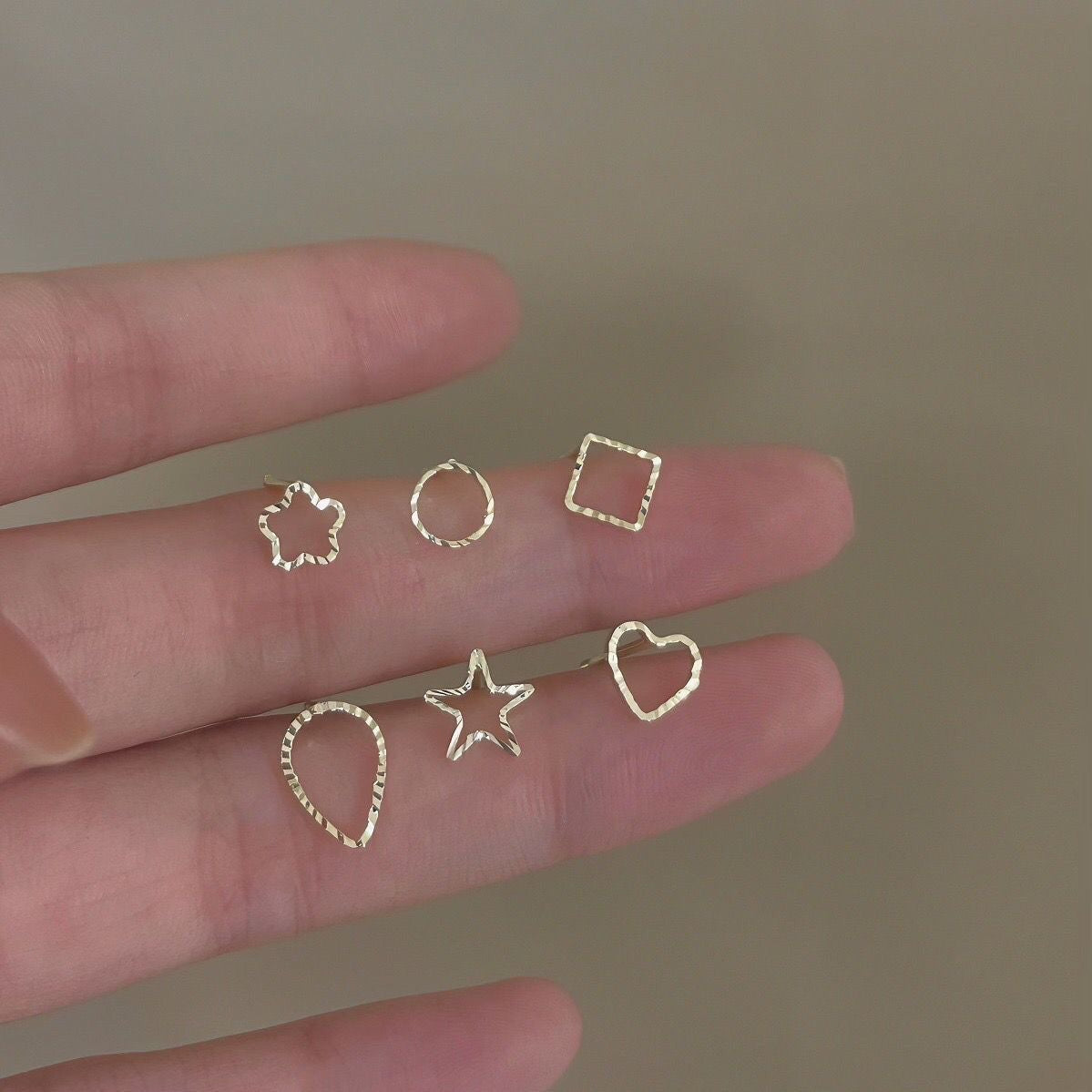 Ear Small Versatile Simple Cool Cute Earrings
