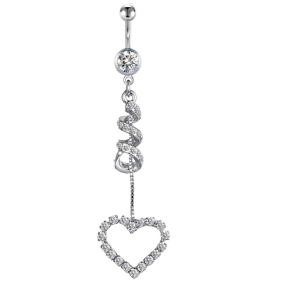 Mix Match Zircon Navel Suit Human Body Rings