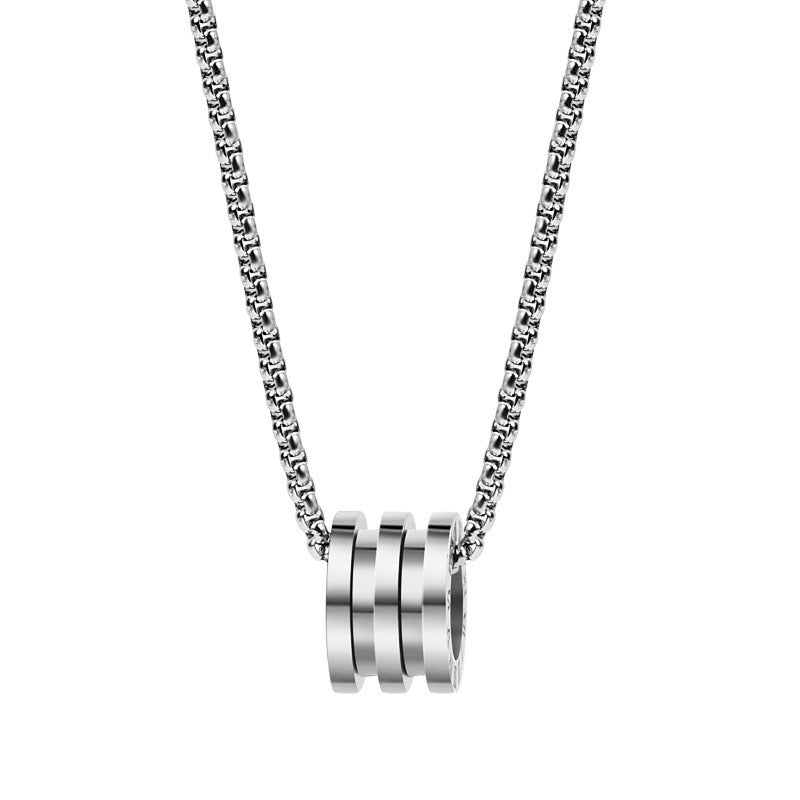 Women's & Men's Simple Small Waist Titanium Steel For Necklaces