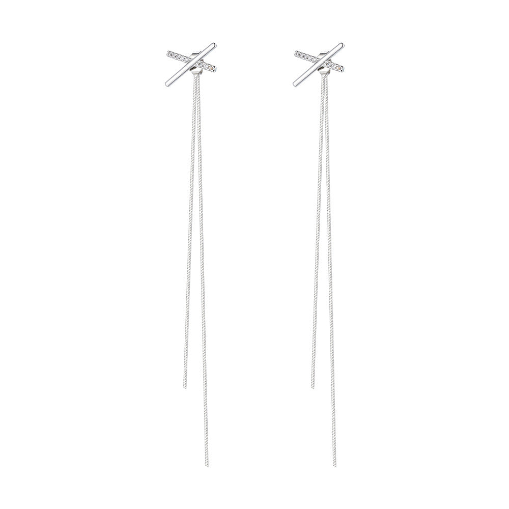 Women's Light Luxury Minority Design Advanced Sense Exquisite Slim Earrings