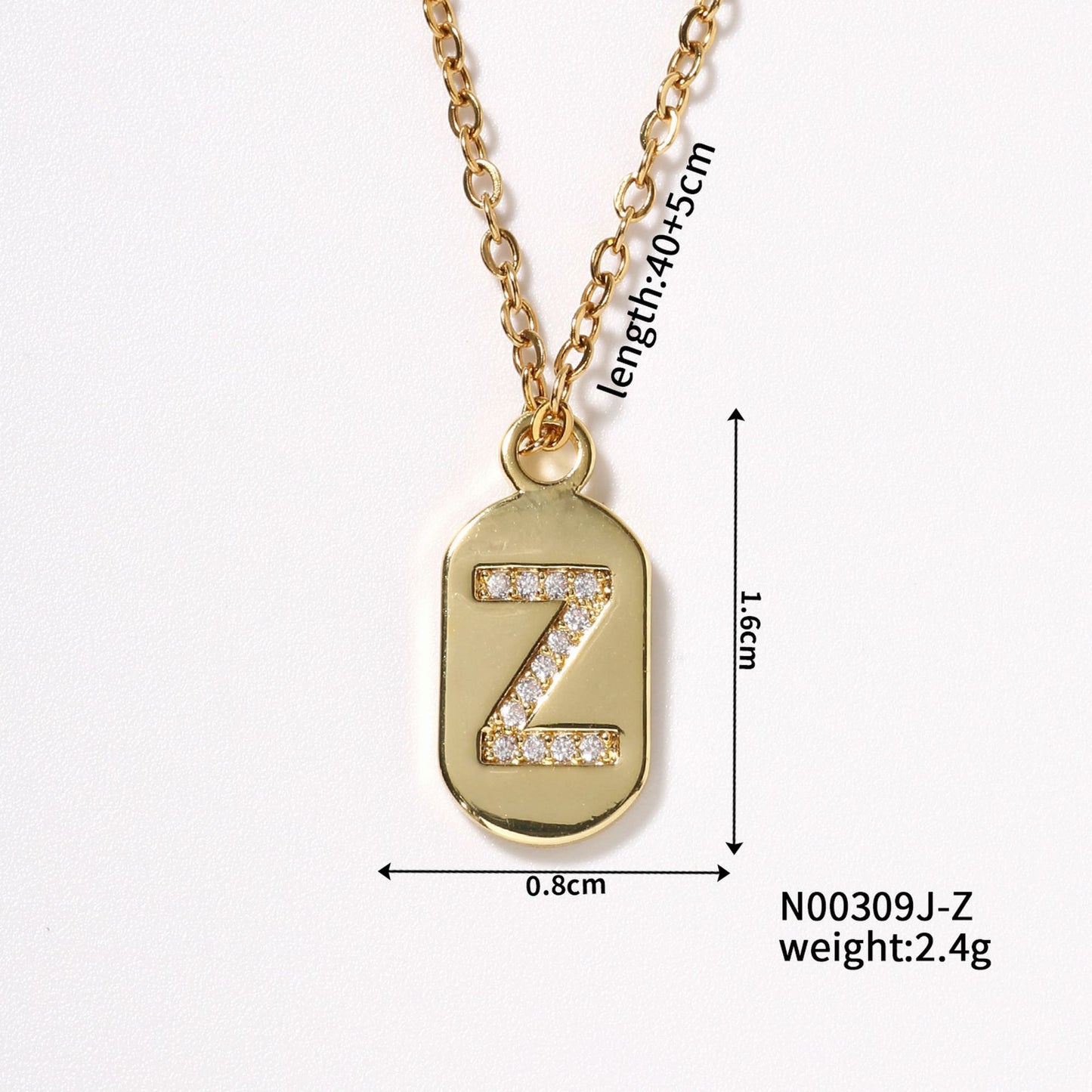Best-selling English Letter Style Light Luxury Necklaces