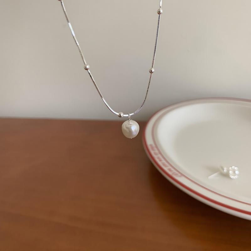 Does Not Fade Female Summer High Sense Minimalist Rhinestone Necklaces