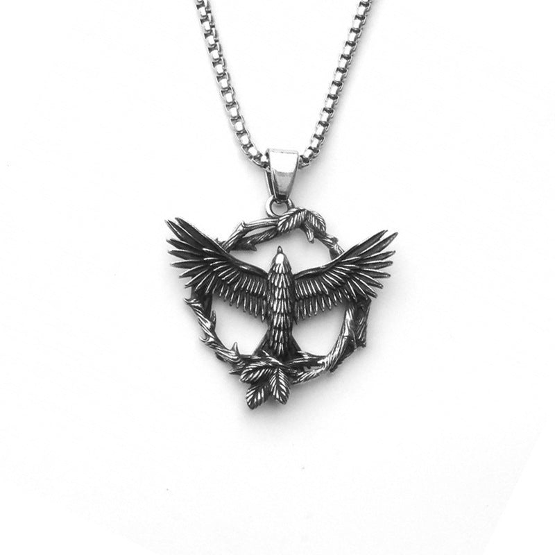 Popular Ornament Vintage Viking Boys Titanium Steel Necklaces