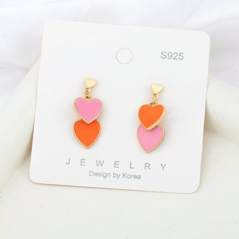 Needle High-grade Pearl Bow Flower Tulip Earrings
