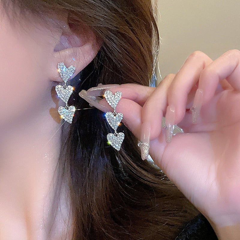 Women's Needle Elegant Long Tassel Thin Effect Earrings