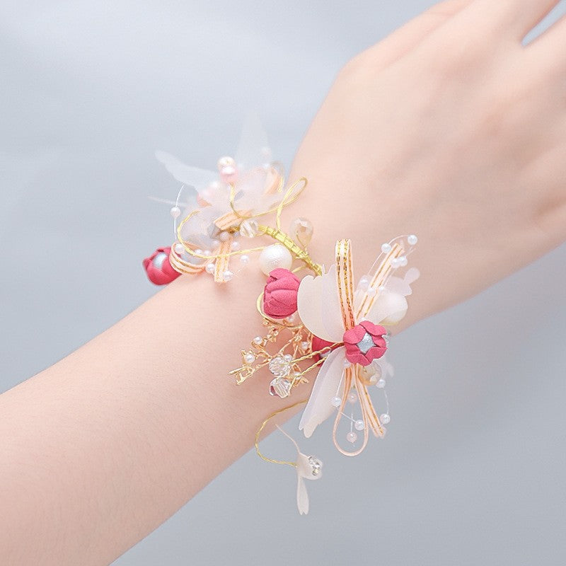 Flower Dance Supplies Gift Korean Mori Style Bride Wrist Bridesmaid Bracelets