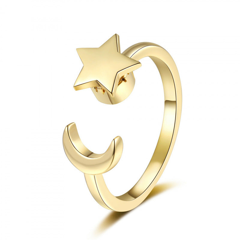 Personalized Rotatable Adjustable Anxiety Relieving Pressure Ring