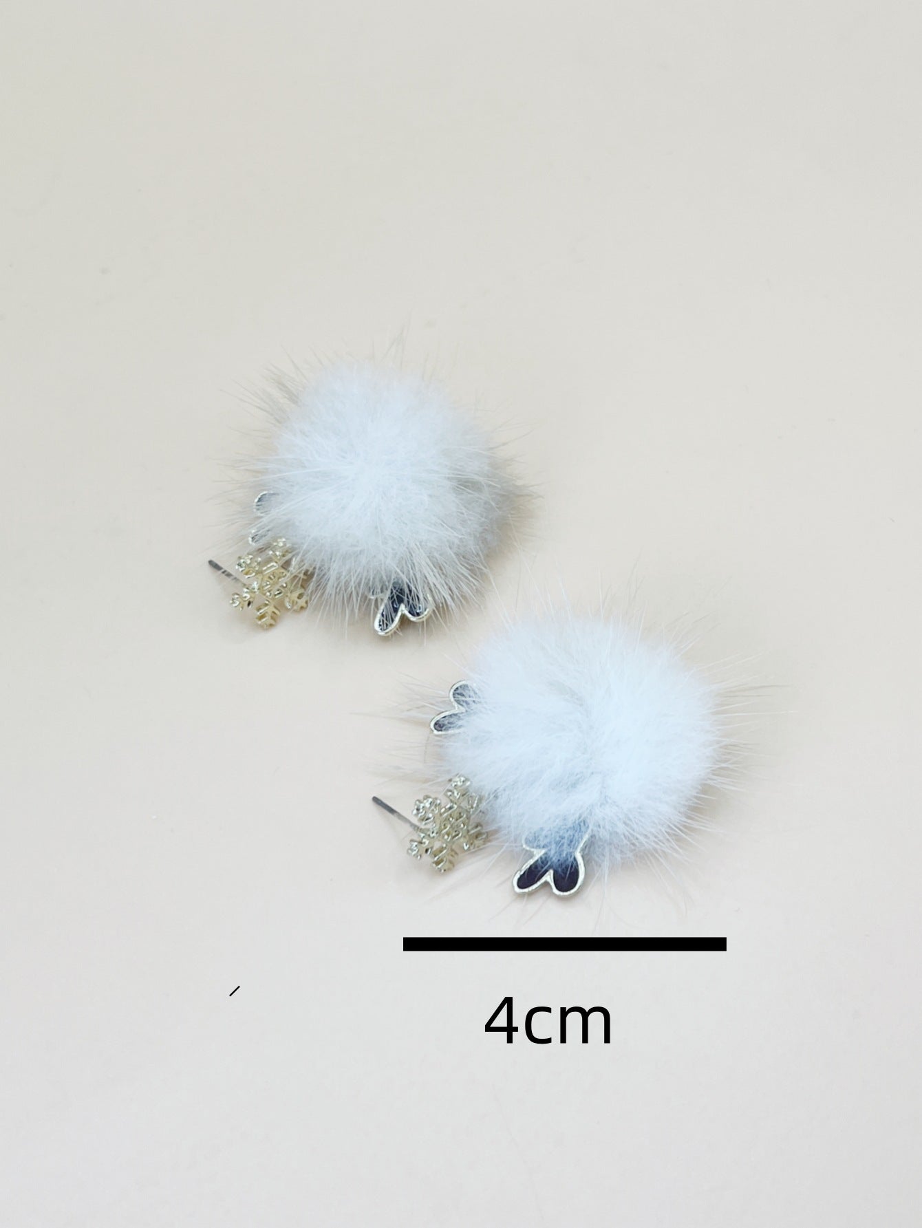 Women's Tree High-grade Tassel Wool Ball Festival Earrings