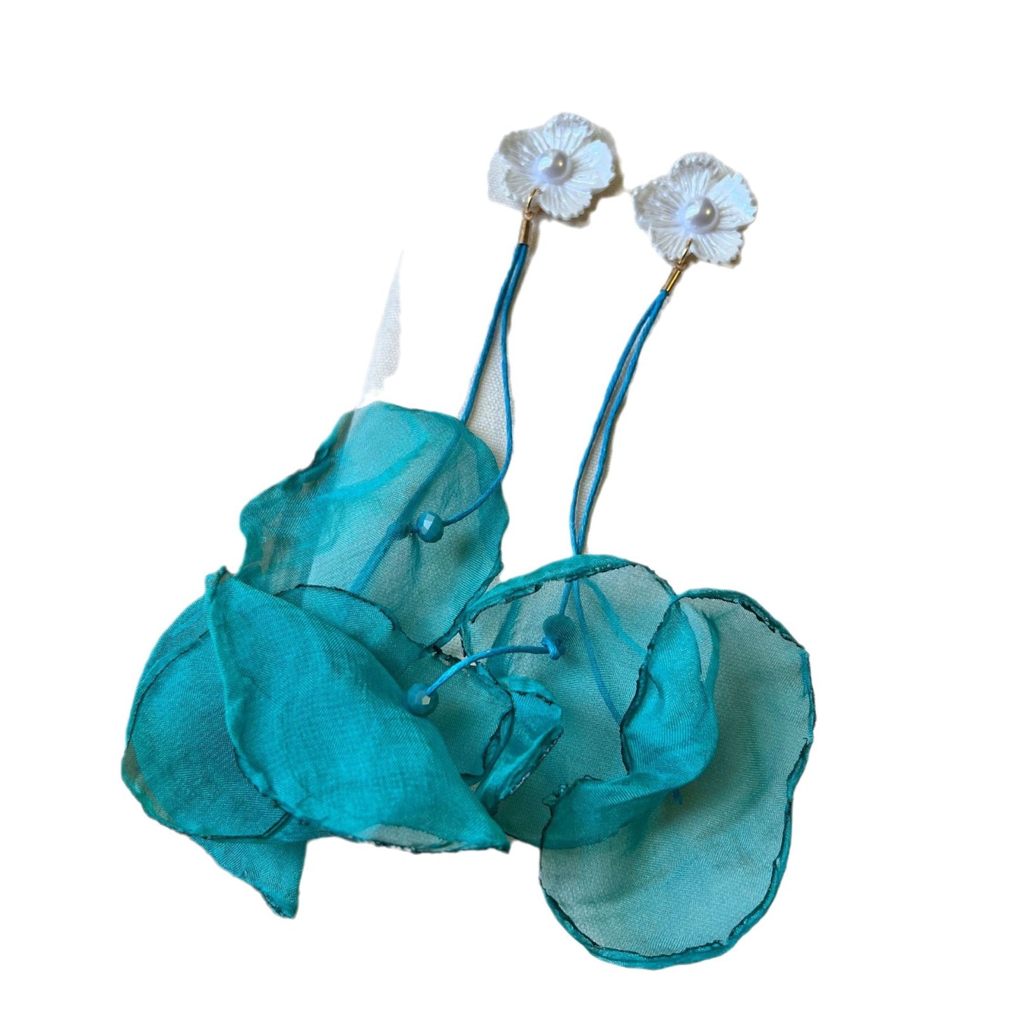 Summer Seaside Graph Beach Vacation Style Ear Clip Earrings