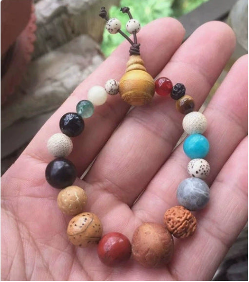 Alms Bowl Style Eighteen Prayer Beads String Decoration Bracelet