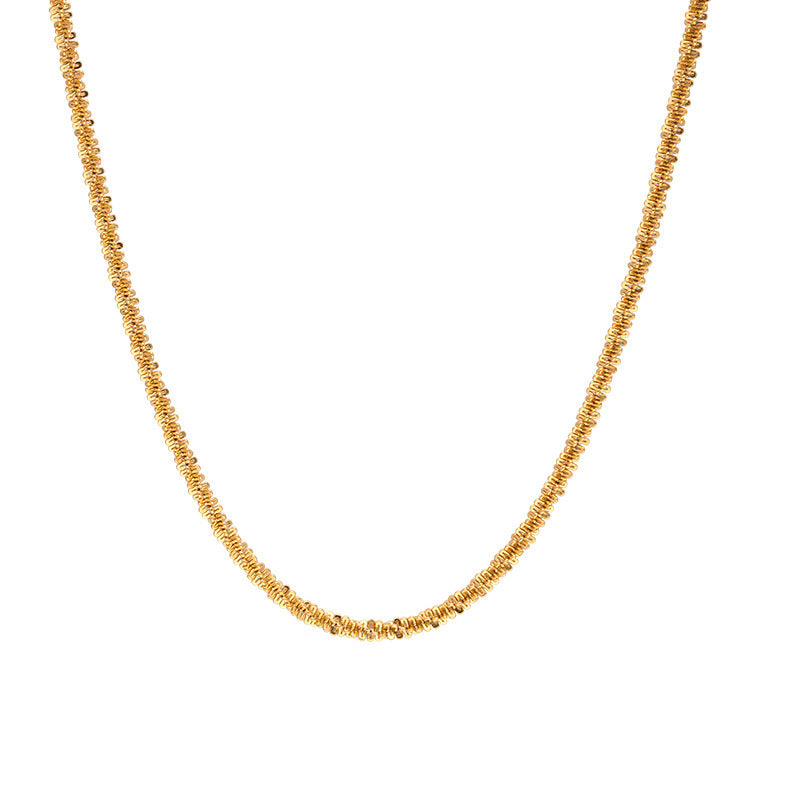 Fashion Niche Starry Titanium Steel Female Necklaces
