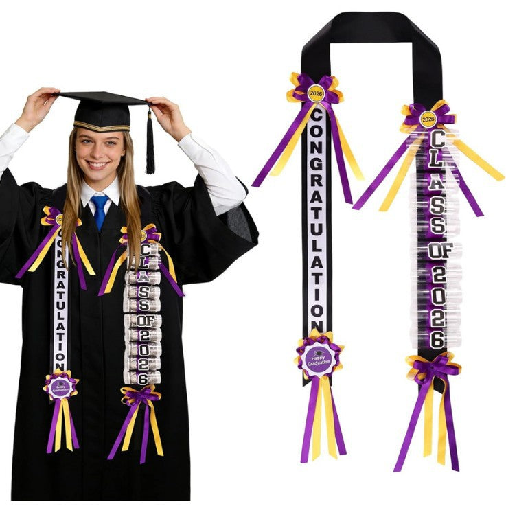 Ribbon Woven Collar Graduation Honor Two-color Ceremony Bracelet
