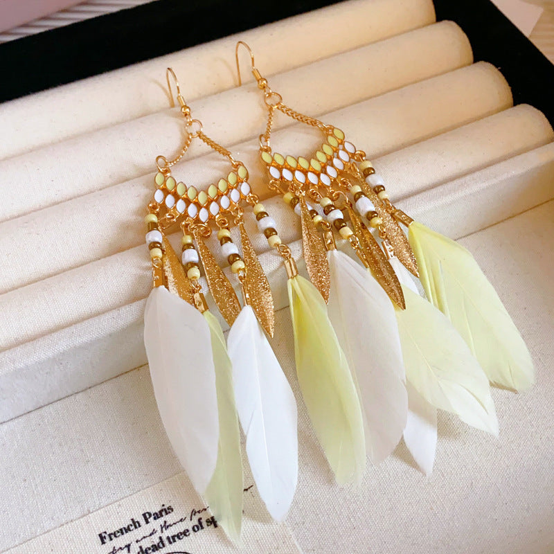 Women's Bohemian Style High-grade Ethnic Exaggerated Unique Earrings