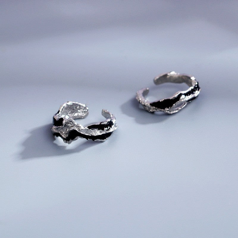 Men's Finger With Opening Adjustable Ashes Fashion Retro Rings