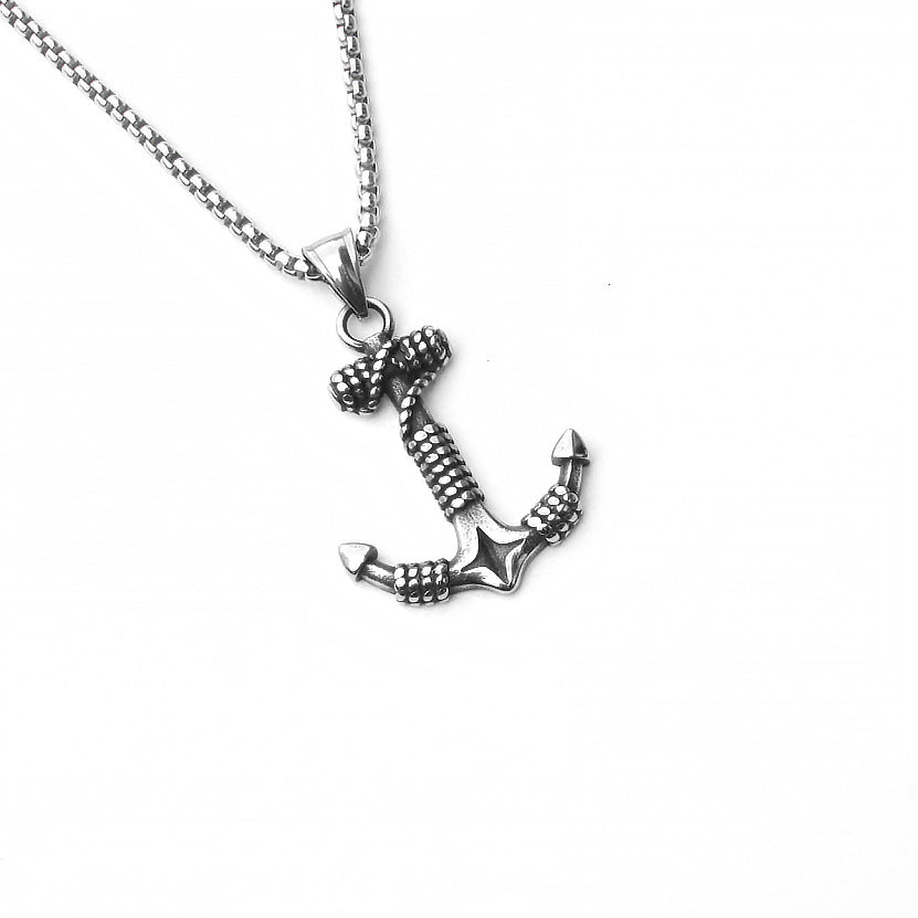 Men's Sword Darkness Dragon Fighter Titanium Steel Necklaces