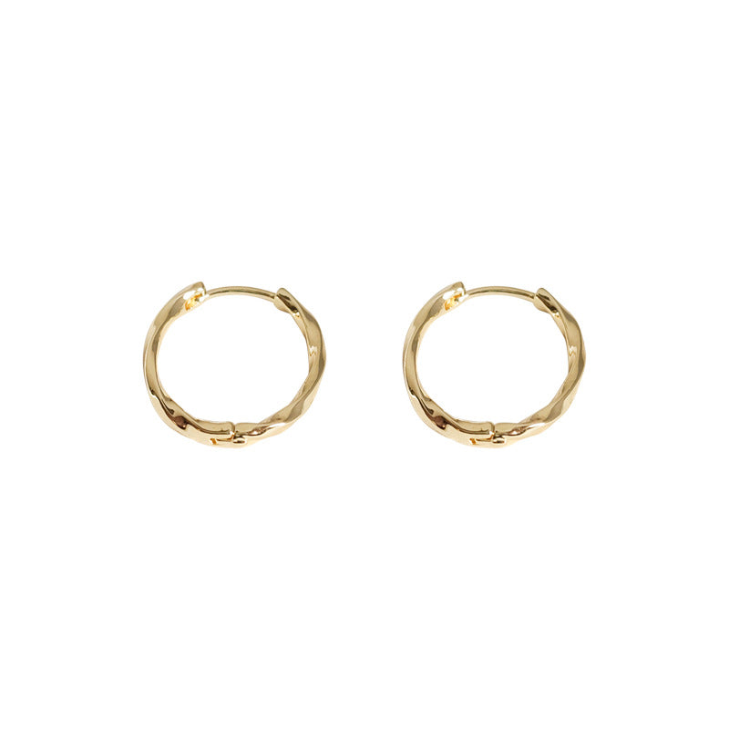Women's Simple Ear Clip Niche Temperament Frosty Earrings