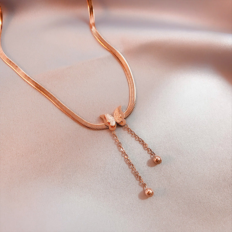 Tassel Clavicle Chain Ornament Accessories Stylish Simple Versatile Pendants