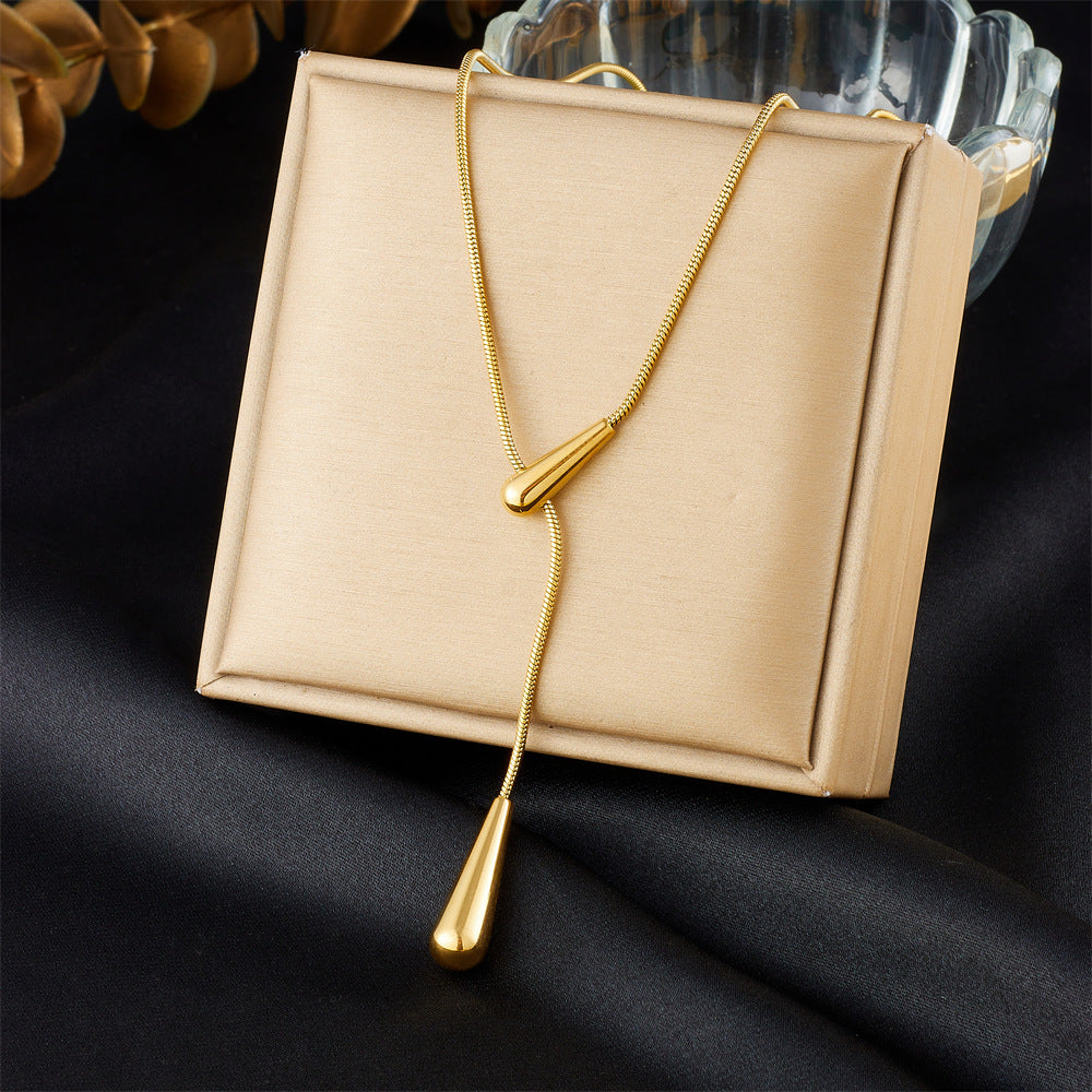 Design Clavicle Chain Light Luxury Advanced Simple Irregular Layered Necklace