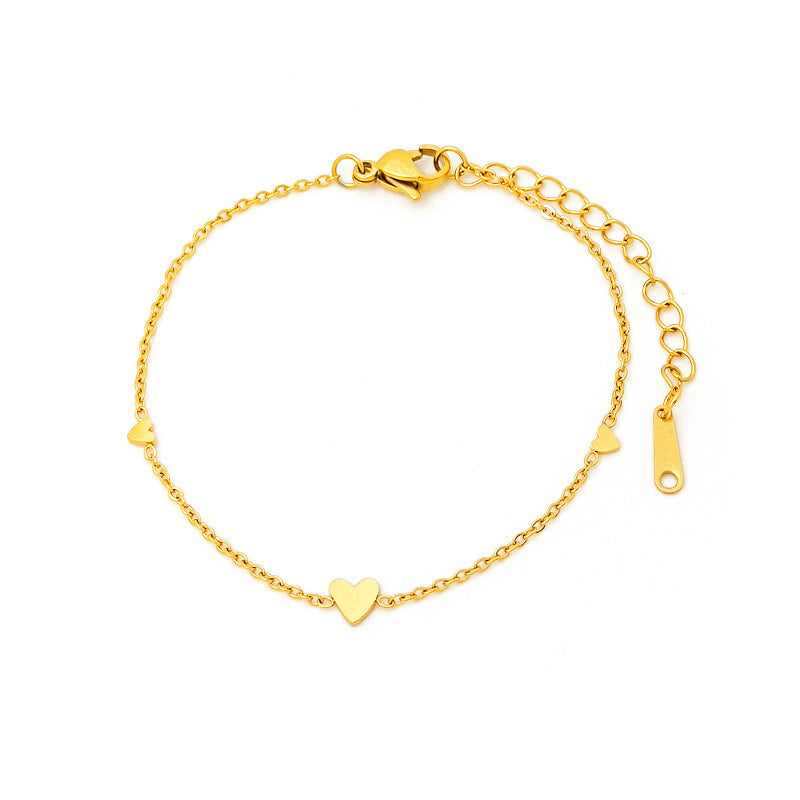 Women's Titanium Steel High-grade Design Love Gift Cold Bracelet