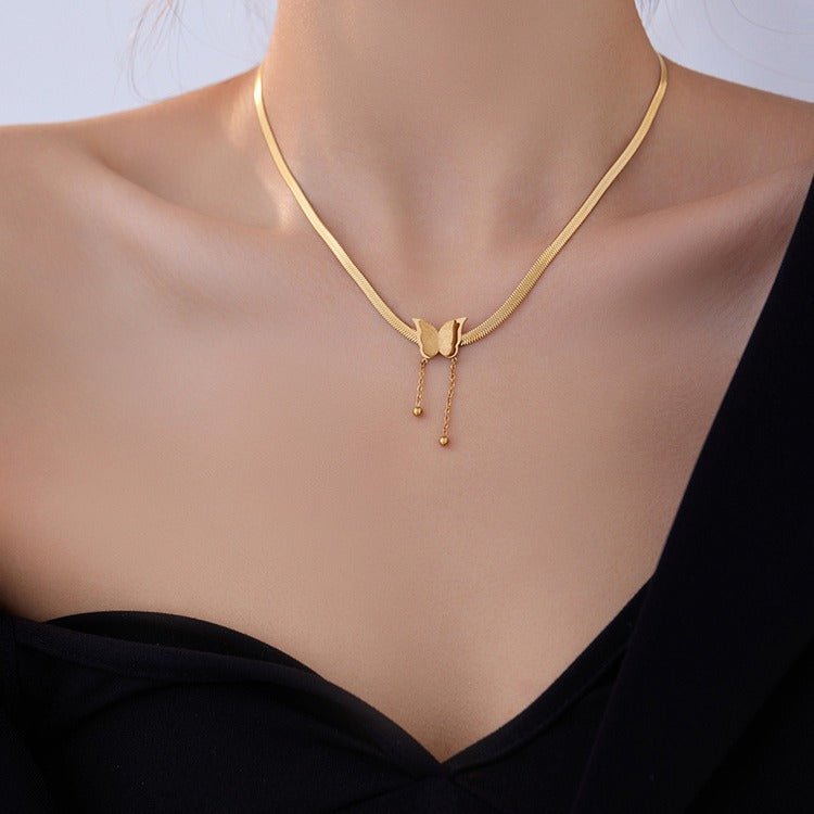 Tassel Clavicle Chain Ornament Accessories Stylish Simple Versatile Pendants