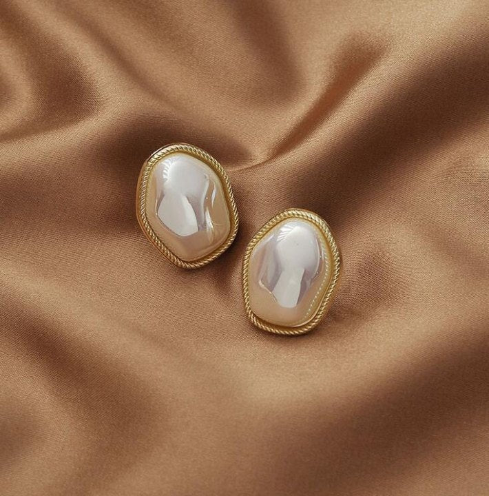 Women's Sier Pin Korean Style High Sense Special Earrings
