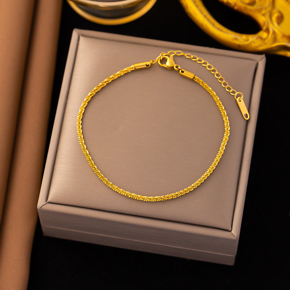 Fashion Niche Starry Titanium Steel Female Necklaces