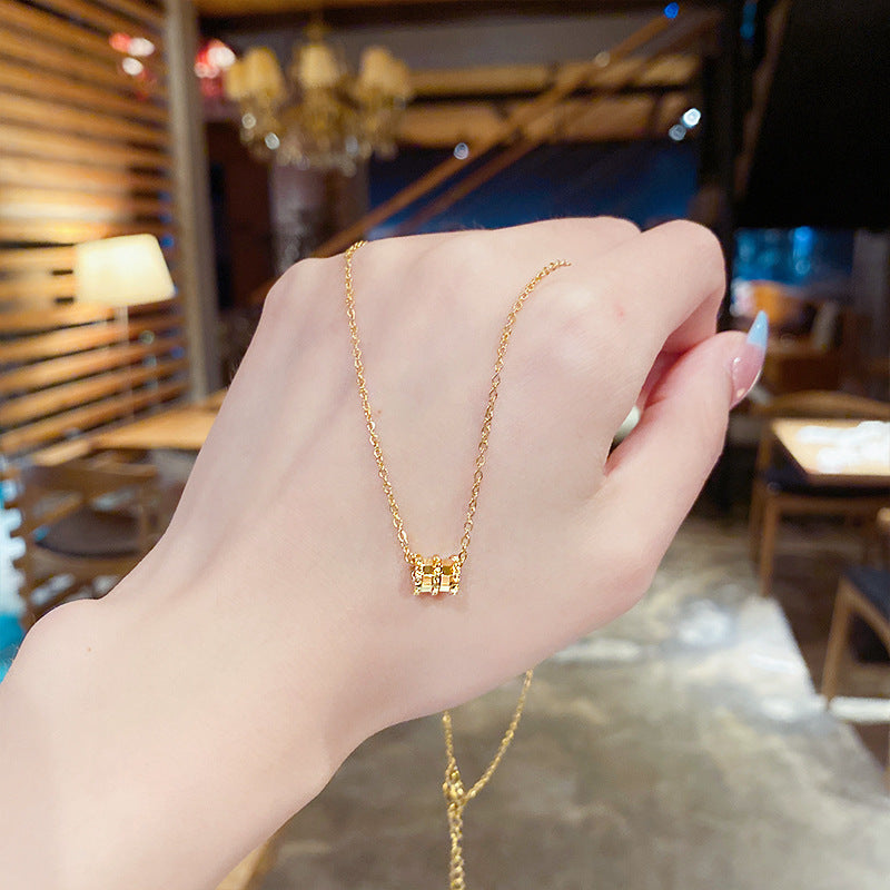 Women's Luxury Titanium Steel For Niche Design Necklaces