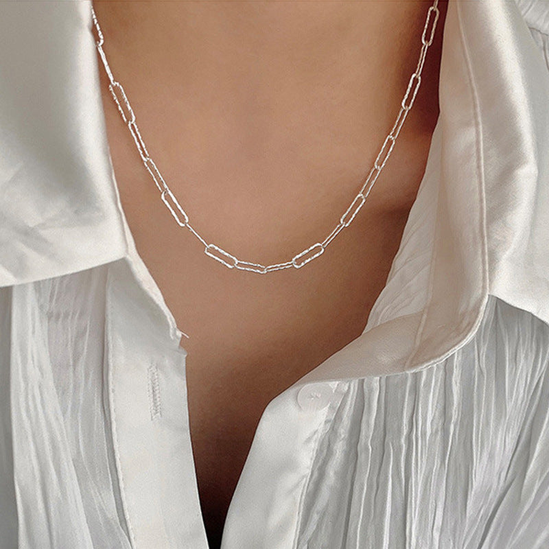 Women's Sparkling Geometric Light Luxury Minority Niche Design Necklaces