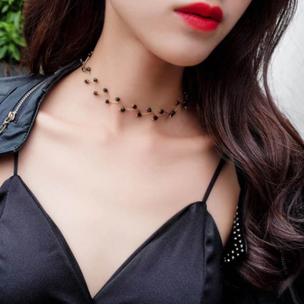 Women's Temperament Wild Short Pearl Simple Niche Necklace