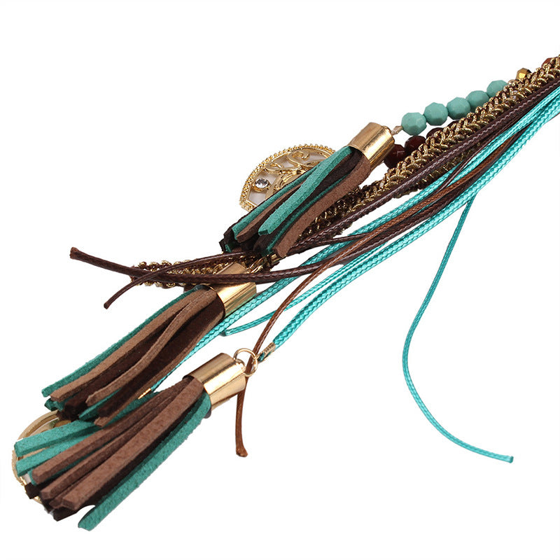 Beaded Handmade Sweater Chain Ethnic Accessories Necklaces
