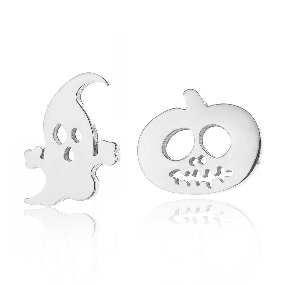 Ear Simple Fashion Halloween Pumpkin Ghost Earrings