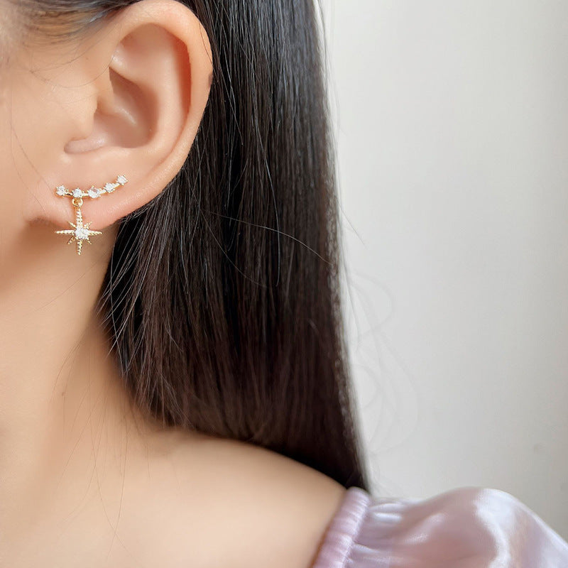 Light One-piece Mosquito Coil Ear Clip Earrings