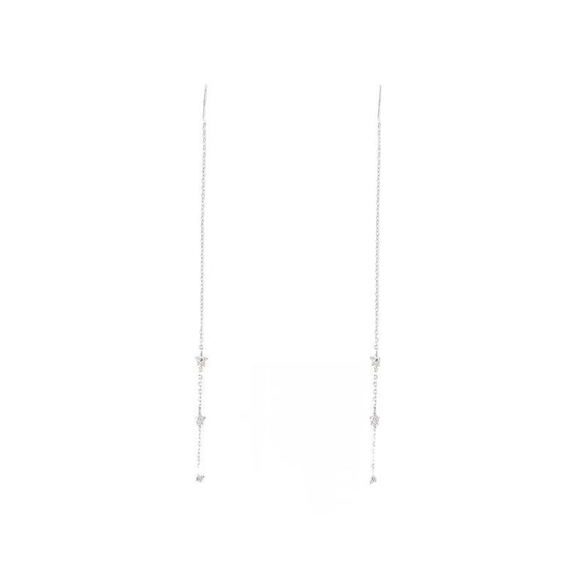 Classy Women's Tassel Elegant Long Eardrops Ear Line