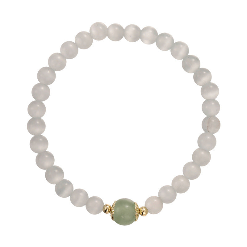 Style Versatile Simple Matching Opal Beaded Female Gentle Bracelets