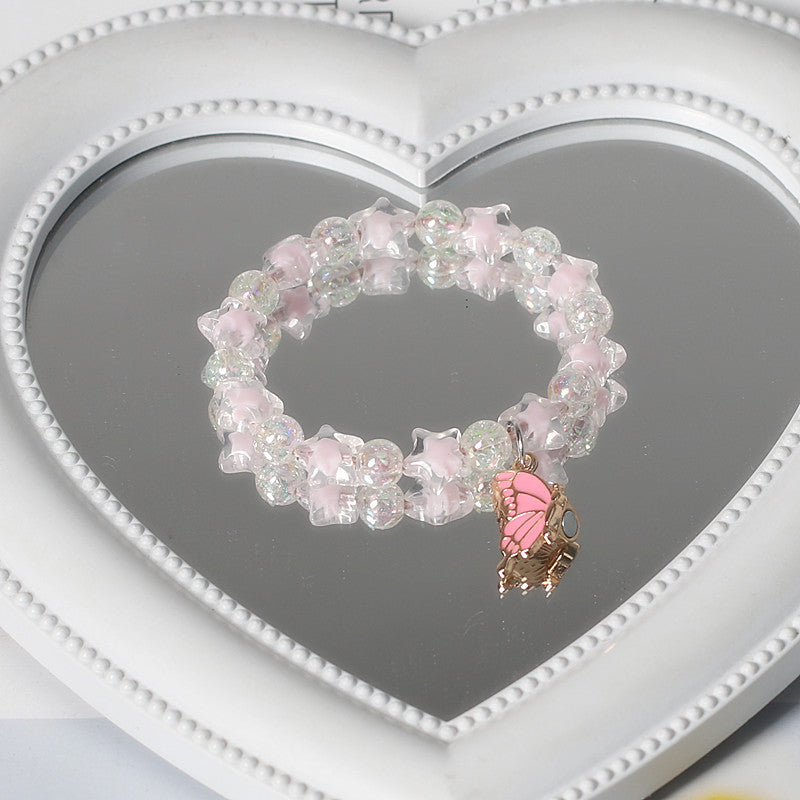 Beaded Magnetic Butterfly Couple Good-looking Sweet Girlfriends For Boyfriend Bracelets