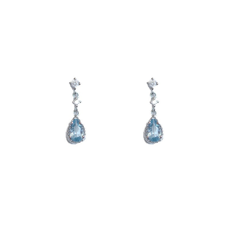 Blue Water Drop Cold Clear Eardrops Special Interest Light Rings