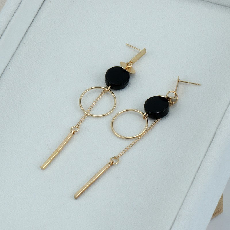 Needle High-grade Pearl Bow Flower Tulip Earrings