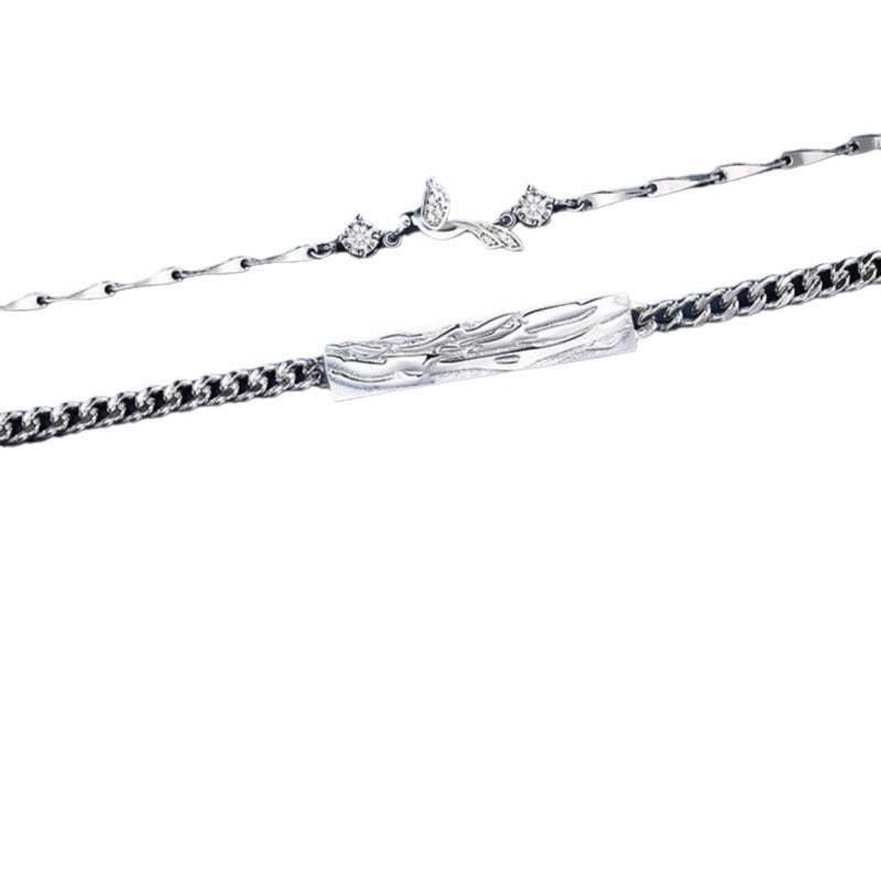 Has Met Locust Bird Couple Simple Design Valentine's Day Gift Bracelet