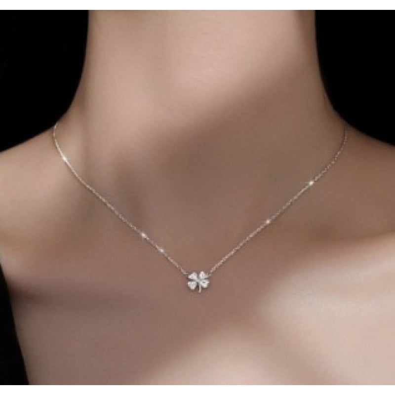Women's Jade Special Interest Light Luxury National Style Simple Beads Clavicle Necklace