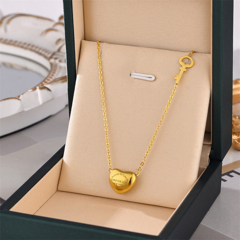 Women's Titanium Steel Ornament Simple Fashion Personality Necklaces