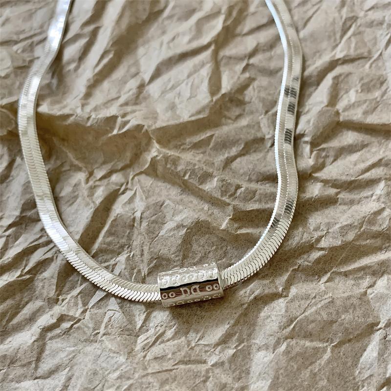 Does Not Fade Female Summer High Sense Minimalist Rhinestone Necklaces