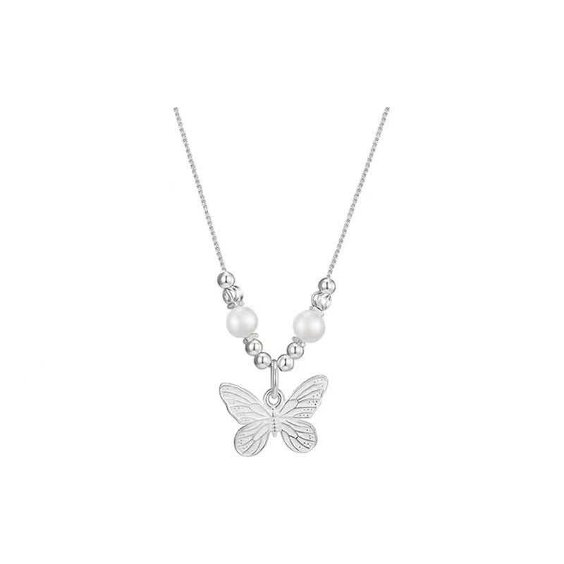 Women's National Style Chinese Niche Design Temperament Beaded Clavicle Chain Necklace