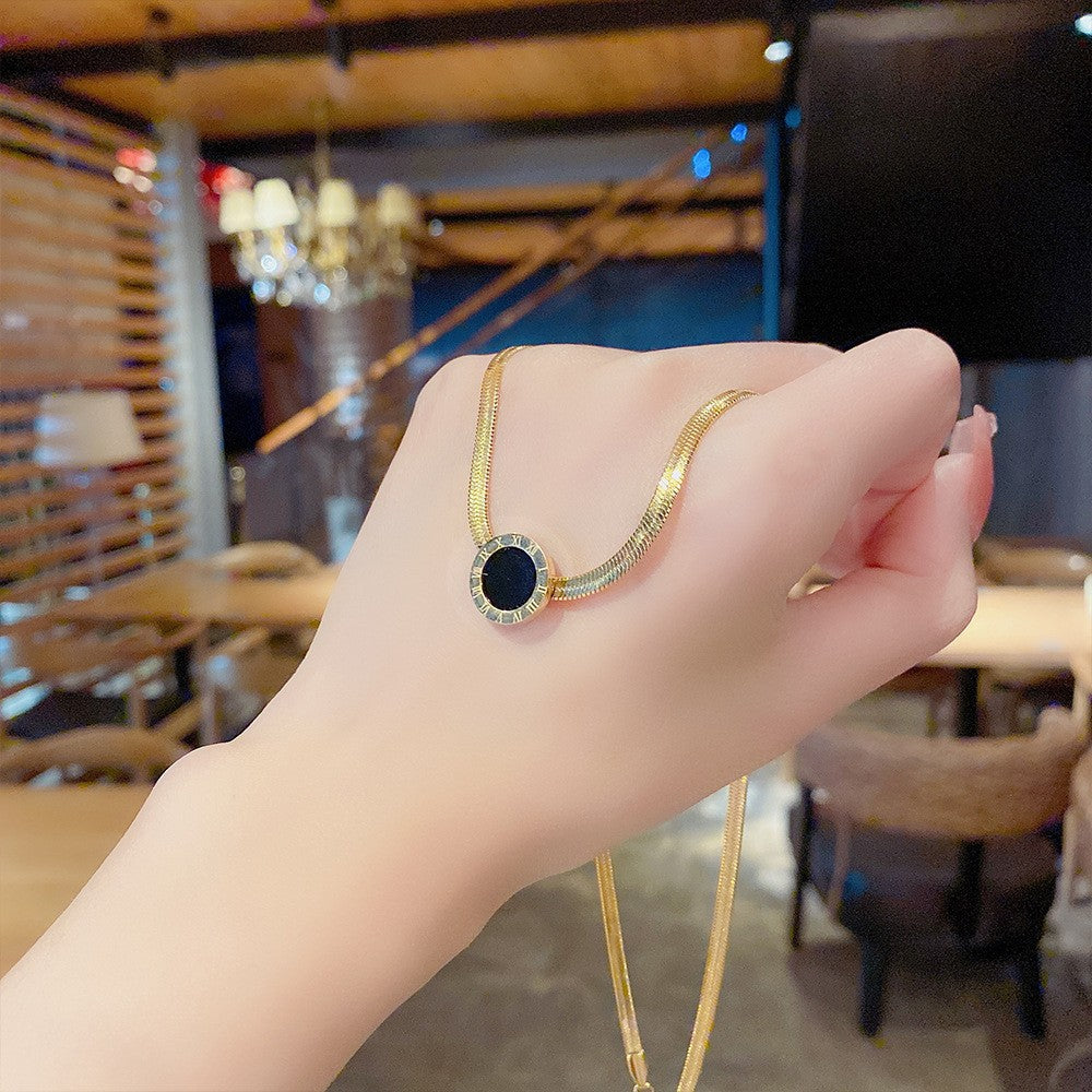 Women's Luxury Titanium Steel For Niche Design Necklaces
