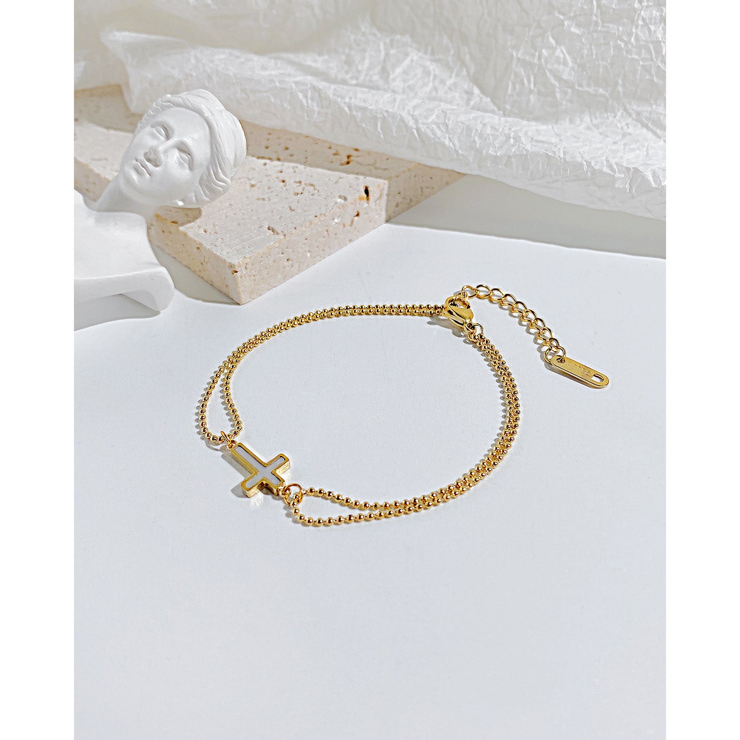 Women's Niche High-grade Twin Titanium Steel Jewelry Bracelets